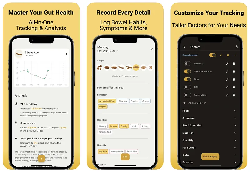 Plop App screenshots